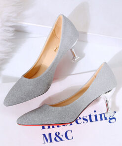 Alternative view of Gradient Sexy Pointed French Stiletto High Heels
