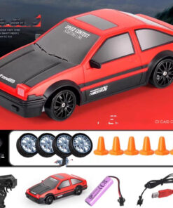 Alternative view of 2.4G Drift Rc Car 4WD RC Drift Car Toy Remote Control GTR Model AE86 Vehicle Car RC Racing Car Toy For Children Christmas Gifts