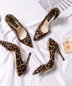 Alternative view of Leopard Heels