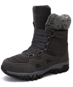Women Ankle Boots Winter Shoes Woman Snow Boots Mother Warm Shoes Lace Up