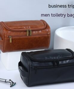 Large Capacity Men's Portable Waterproof Cosmetic Bag