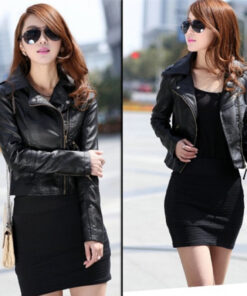 Pu Leather Wear Jacket Autumn Coat For Women Jackets