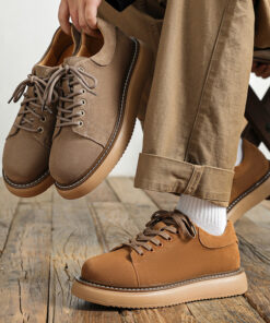 Suede Retro Workwear Shoes For Men