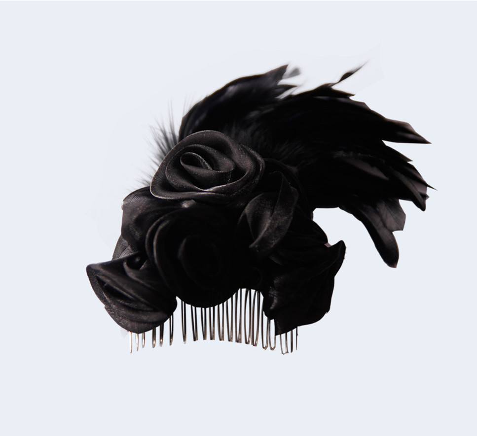 Creative Gothic Women's Flower Hair Clips - Image 3