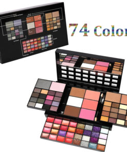 74 Colors Makeup Set Lip Gloss Blush Eyeshadow Highlight Combination Plate Wholesale Makeup Set