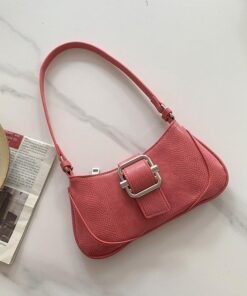 Retro Underarm High-grade Stitching Baguette Bag