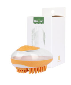 Alternative view of Dog Cat Bath Brush 2-in-1 Pet SPA Massage Comb Soft Silicone Pets Shower Hair Grooming Cmob Dog Cleaning Tool Pet Products
