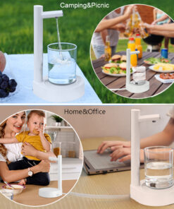 Alternative view of Desk Dispenser Electric Water Gallon Automatic Water Bottle Dispenser Rechargeable Water Dispenser