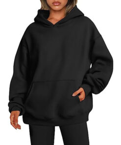 Alternative view of Women's Hoodies With Pockets Fashion Solid Sweatshirt Oversized Hooded Sweater Womens Clothing