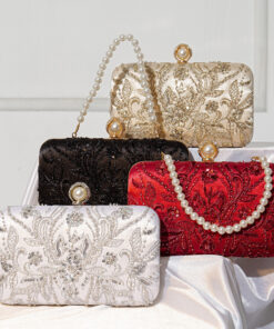 Beaded-embroidery Tote Bag In A Modern Chinese Style For Women
