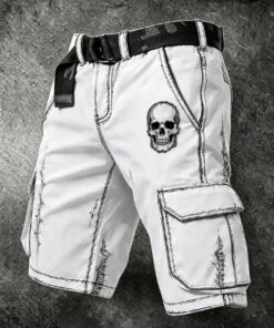 Alternative view of 3D Digital Print Retro Casual Shorts