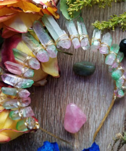 Natural Crystal Crown Headband