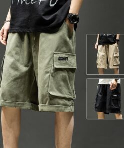Cargo Shorts With Pockets Men Summer Pants