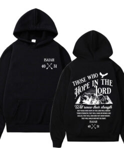 Christian Jesus Letters Print Hoodies Men Women's Clothing