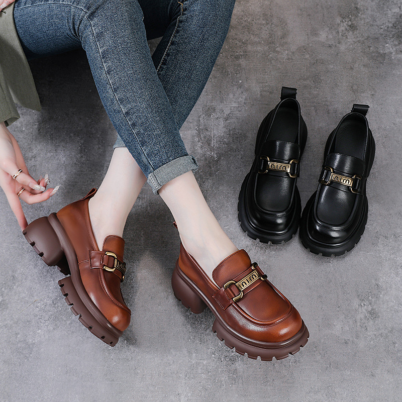 Genuine Leather British-style Casual Shoes