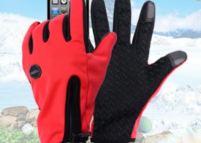 Full Finger Touch Screen Zipper Ski Gloves - Image 7
