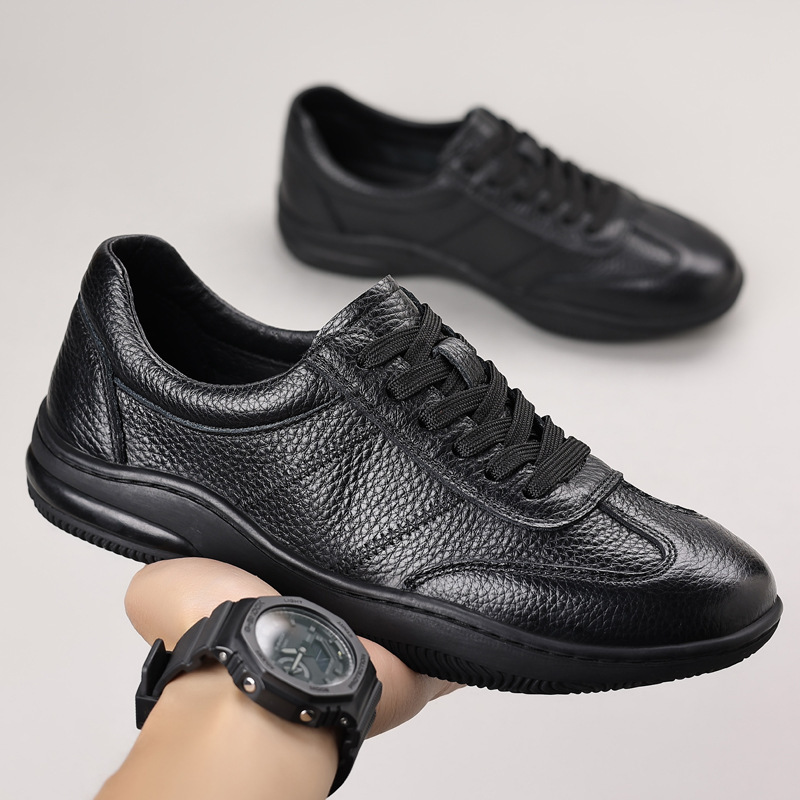 Mens Casual Leather Shoes Breathable Genuine Leather Shoes For Men – Bild 4