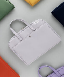 Solid Color Shock-absorbing Laptop Bag