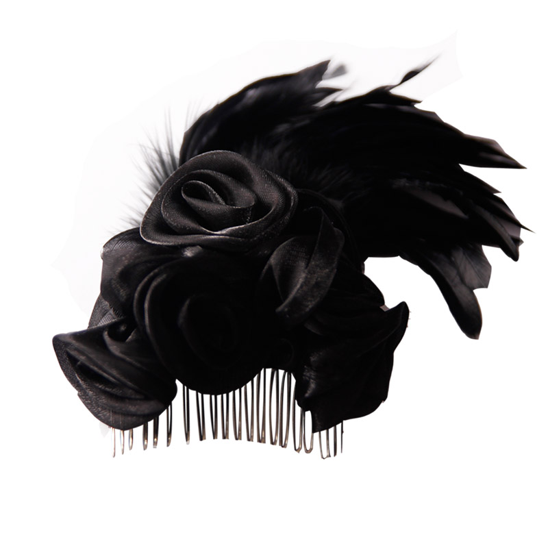 Creative Gothic Women's Flower Hair Clips - Image 5