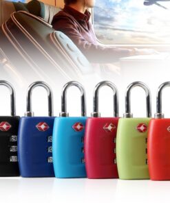 Tourism Luggage Zipper Lock Plastic TSA Code Lock