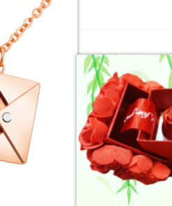 Alternative view of Fashion Jewelry Envelop Necklace Women Lover Letter Pendant Best Gifts For Girlfriend