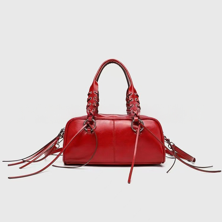 High-end Vintage Soft-leather Pillow Bag