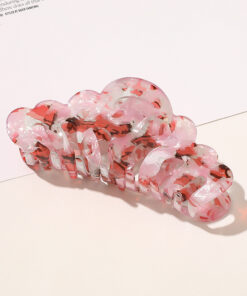 Small  Marble Ponytail Hair Card Acrylic Plate Hair Clip Hair Accessories
