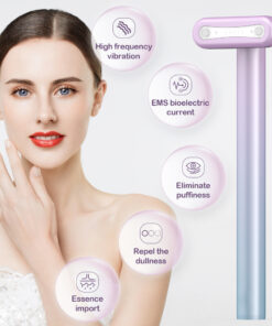 Wand Skin Care EMS Micro-current Introduction Rotatable Vibration Face And Neck Massage