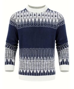 Men's Round Neck Sweater Europe And America