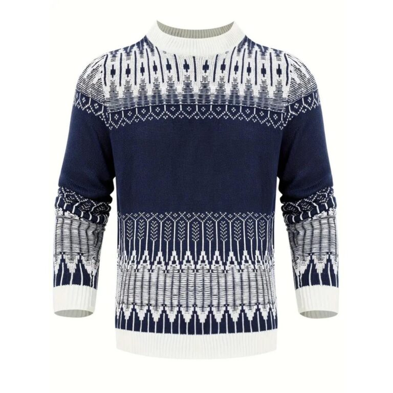 Men's Round Neck Sweater Europe And America