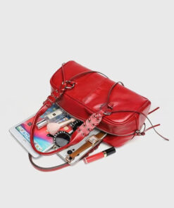 Alternative view of High-end Vintage Soft-leather Pillow Bag