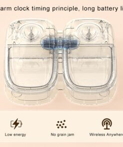 Alternative view of Automatic Pet Feeder Smart Food Dispenser For Cats Dogs Timer Stainless Steel Bowl Auto Dog Cat Pet Feeding Pets Supplies