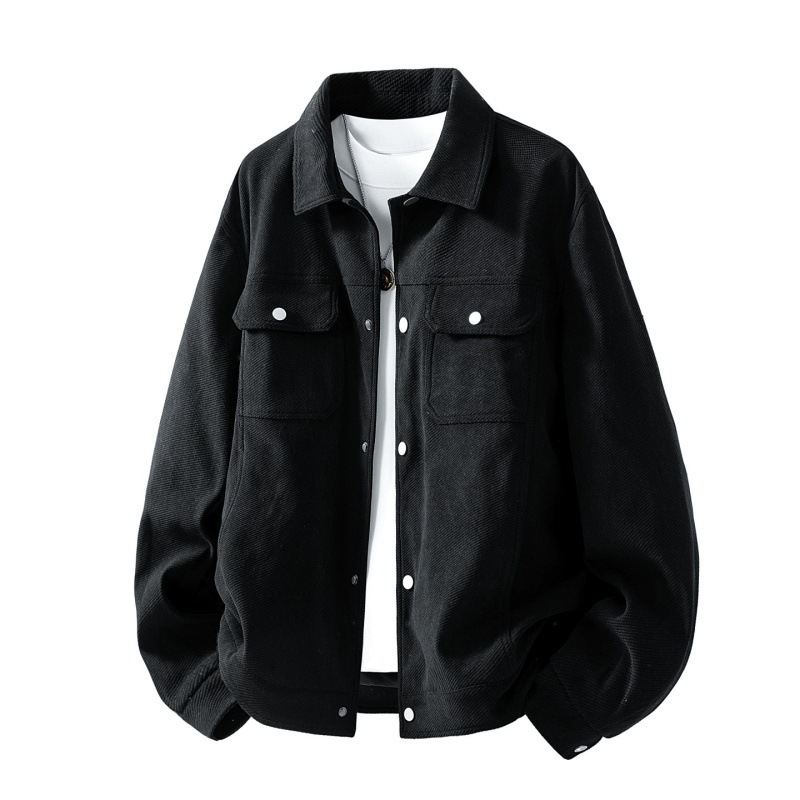 Plus-size Lapel Workwear Men's Casual Jacket - Image 6